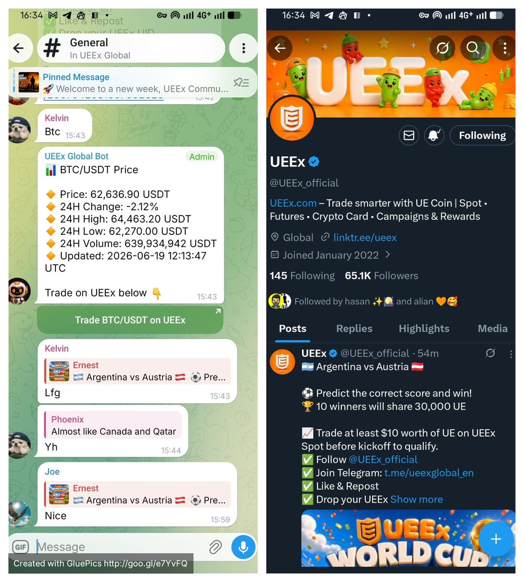Mohsencfd's tweet photo. @UEEx_official I think Argentina will win 🔥

Thank you UEEX for this event 🤗 
My telegram 🆔 Gholamas3 

UID ✅ 1171408

Proofs https://t.co/7ieDAPLJ4r