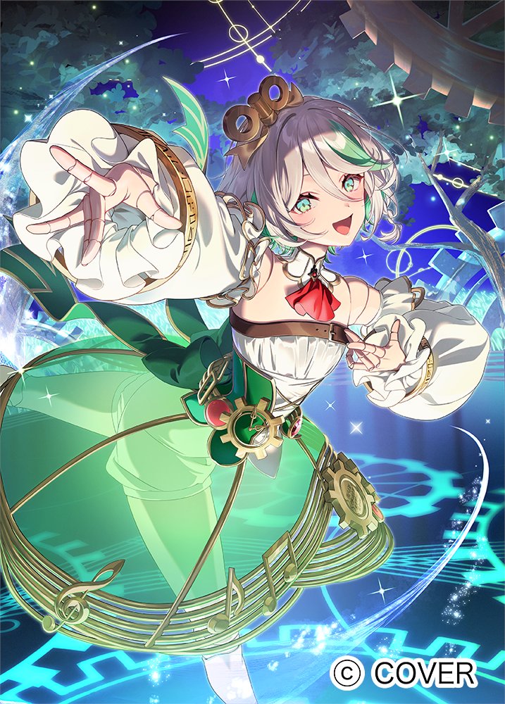 Ctake02's tweet photo. 【お仕事】『hololive OFFICIAL CARD GAME』 6/19発売の第8弾ブースター「バウンサーバウンド」にてセシリア・イマーグリーンさんのカードイラストを担当させていただきました！ どうぞよろしくお願いいたします〜🍵 #ホロライブ #ホロカ #セシリア・イマーグリーン #仕事絵 https://t.co/S63DeurhZS