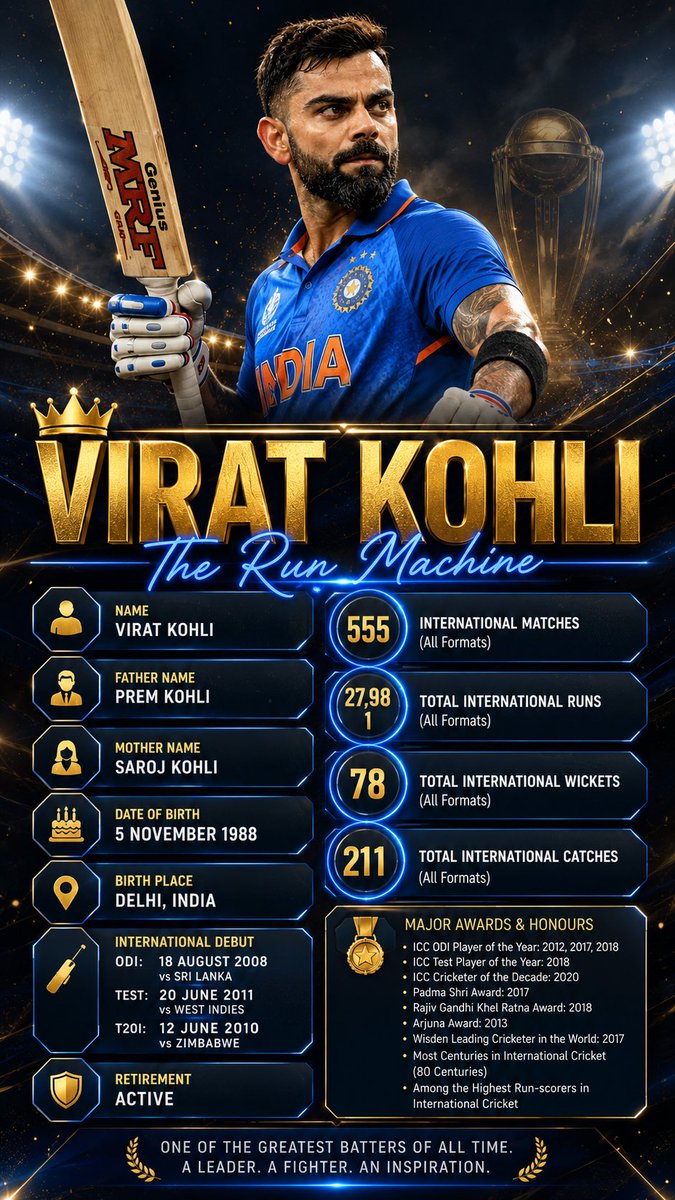 subgquiz's tweet photo. 👑 The King of Cricket.
🏏 From chasing impossible targets to redefining greatness, Virat Kohli continues to set new standards. 🇮🇳🔥

#viratkohli #kingkohli #cricket #teamindia #runmachine #icc #cricketlover #sports #instareels #viralreels #explorepage #trending #indiancricket https://t.co/mUaSkoc4kA