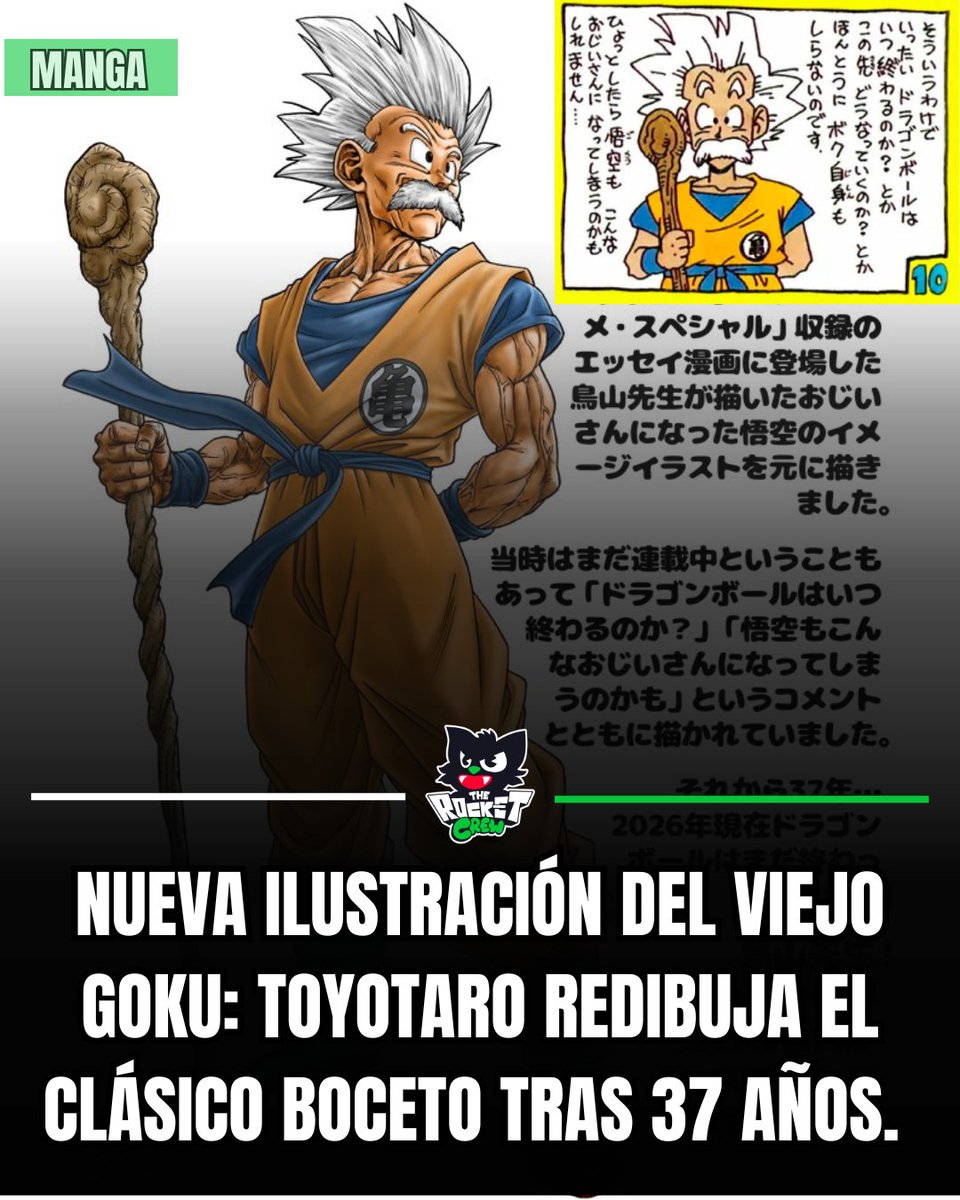 therocket_crew's tweet photo. ¡Nueva ilustración del viejo Goku!🔥, después de 37 años Toyotaro ha vuelto a ilustrar al querido personaje

#GamingDaily #DragonBallFanart #toyotaro https://t.co/3Zquj8Aotk