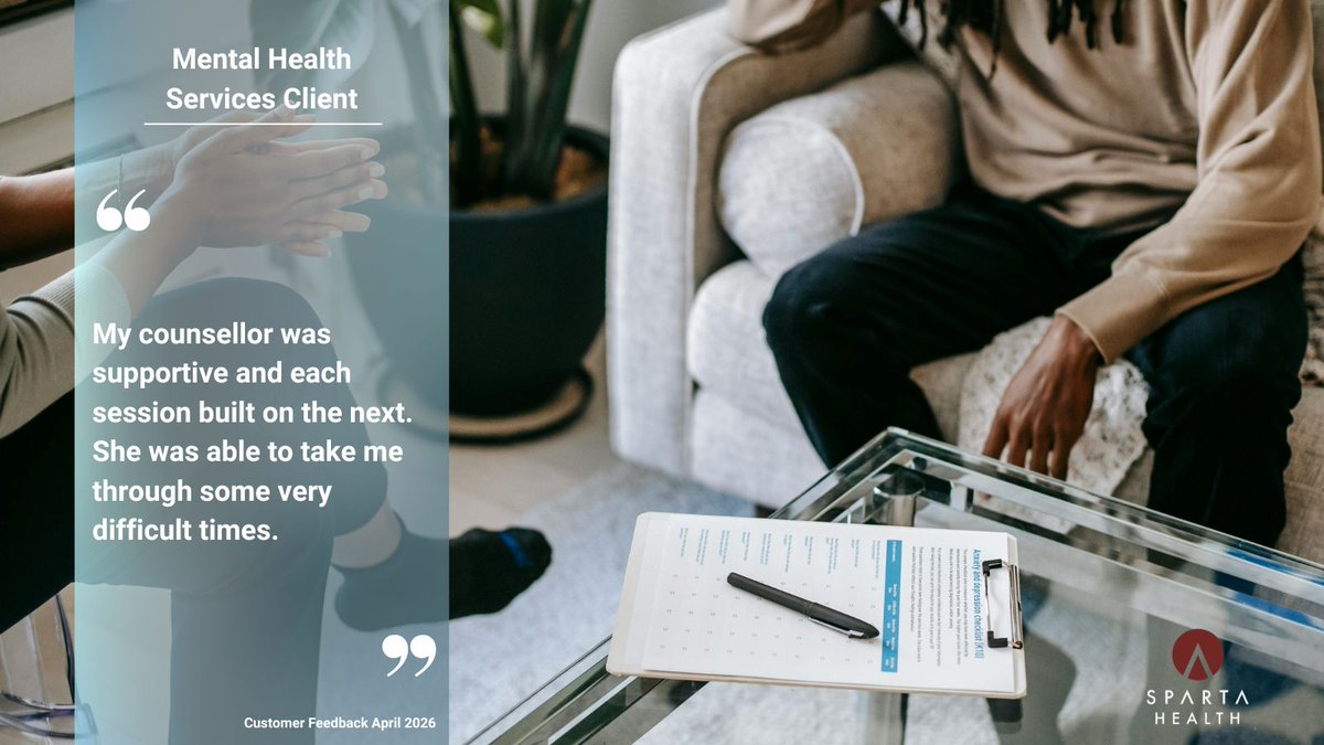 Sparta_Health's tweet photo. Feedback Friday! Great work team!
#bestadvice #Tips #Leadership #Management #Motivation #Innovation #Business #mentalhealth #workplacehealth #HR #healthandsafety #employeewellbeing #mentalwellbeing #wellbeing #workplacewellbeing #hr #healthtech #TherapistsConnect https://t.co/K19LUyZ08V