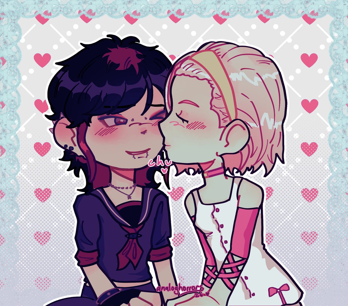 analoghorrors's tweet photo. awwwwwwwwwwwwwwwwwwwww #jjba #yumeship (? im newgen) https://t.co/ZD7i0BS0uf