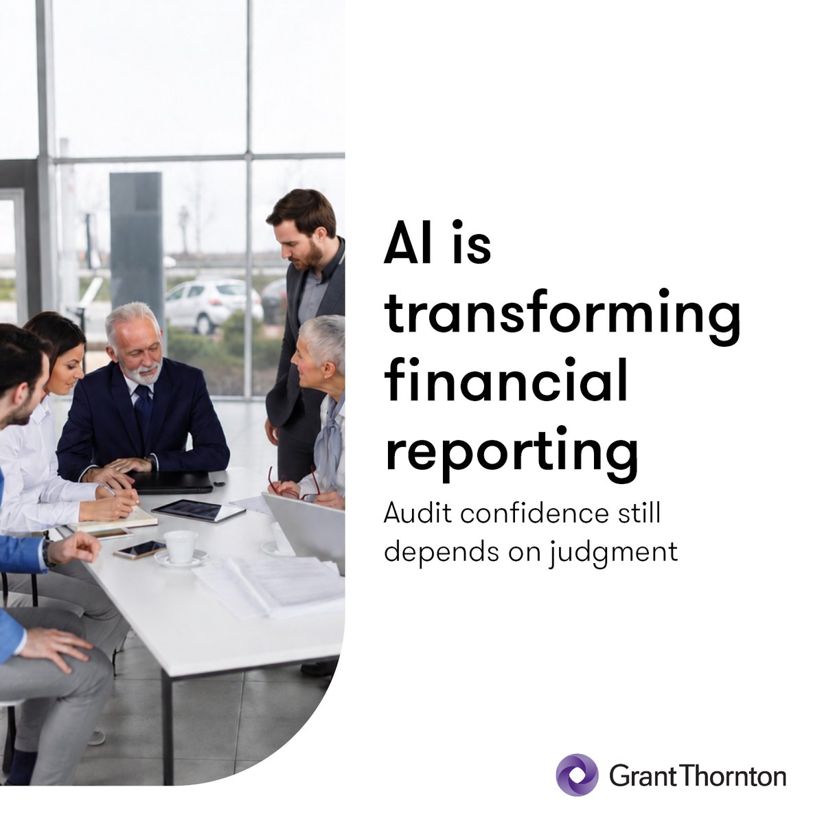 GrantThorntonUS's tweet photo. AI may cut manual errors — but not risk. It’s relocating it. As reporting becomes AI‑driven, risk shifts to data, assumptions and outputs. For audit and finance leaders, oversight is now the priority. Build explainable, audit‑ready reporting. https://t.co/7NEZMmKk1u https://t.co/aN0L6OsgvW