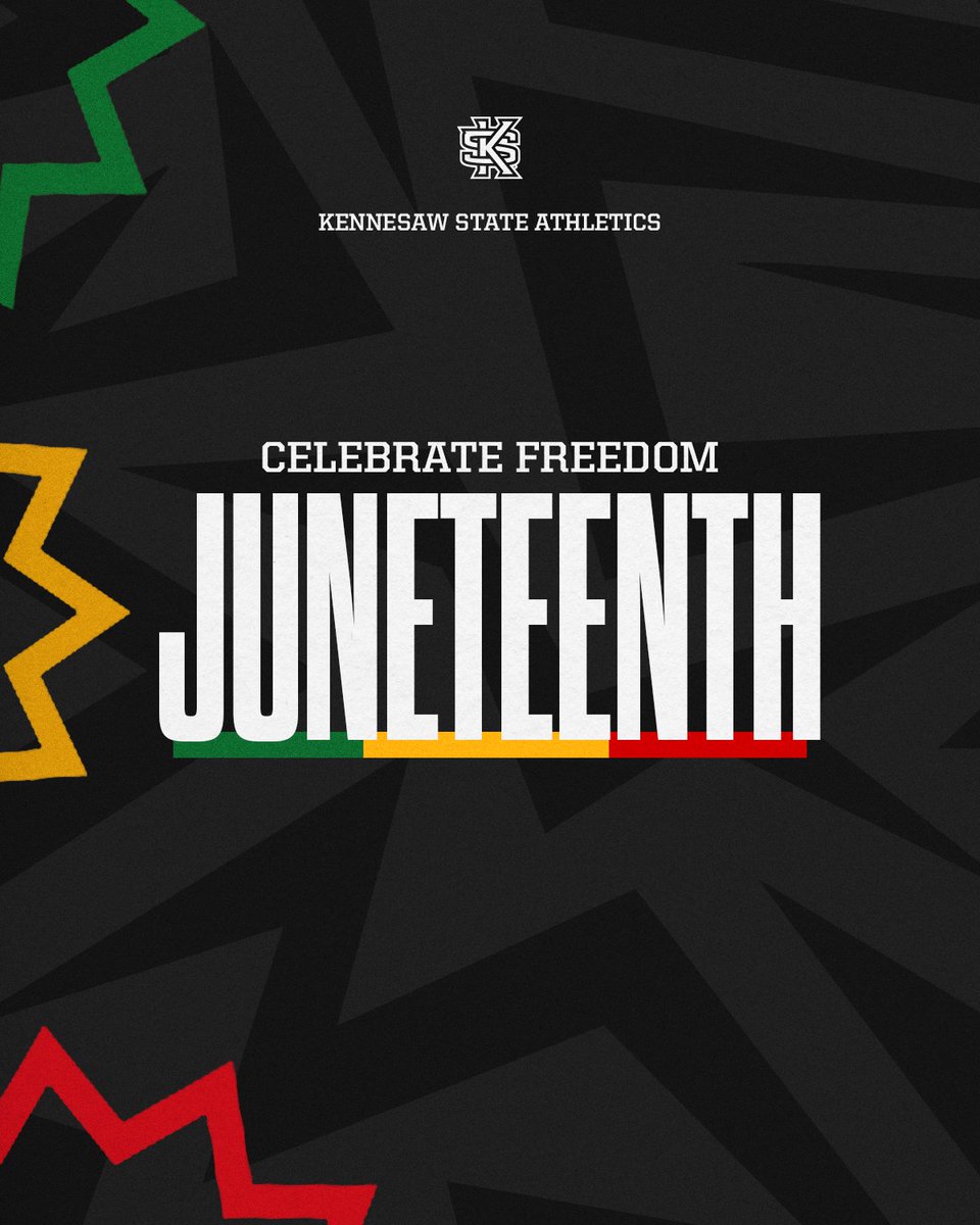 KSUOwlNation's tweet photo. We recognize, reflect and celebrate #Juneteenth https://t.co/pZrKW99yHi