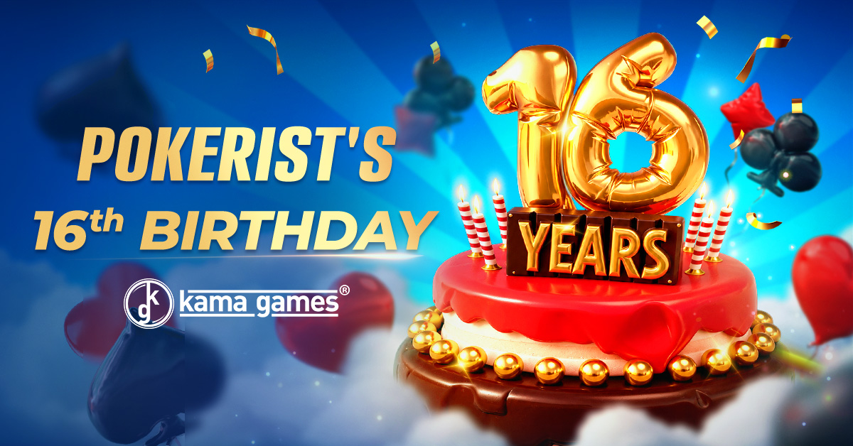 kamagames's tweet photo. 🎂Pokerist is celebrating 16 sweet years of success! (insert sweet emoji)

🥳To celebrate, we've launched a host of rewarding in-game activities for our loyal players to enjoy. 🎉

Learn more here:  https://t.co/9xFc8zjJ7t

#SocialCasino #Birthday #OnlineGaming #GamingNews https://t.co/nSG4NGZOqm
