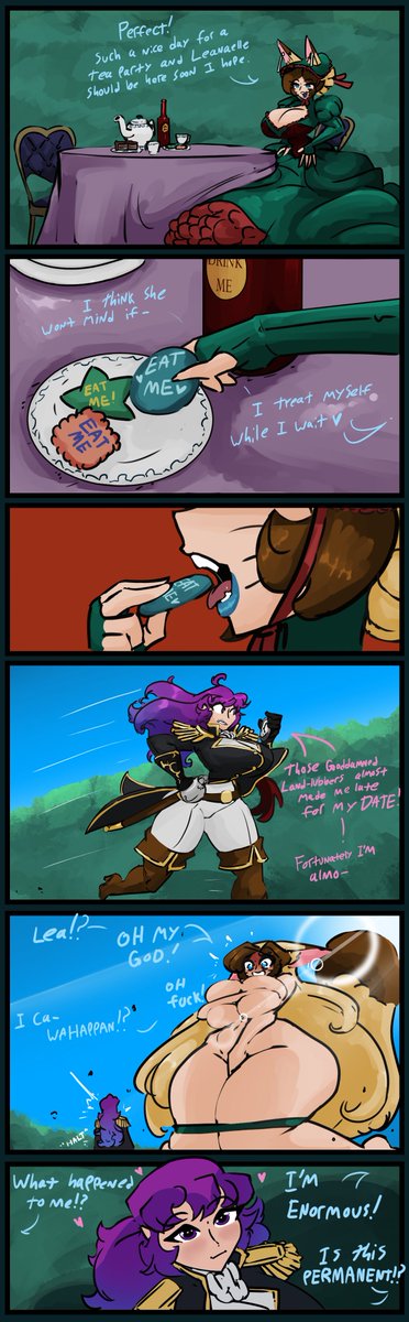 JakeArmorsmith's tweet photo. Comic commission for @lamaracha1 

curse that damn cursed sweet tooth of hers D:< 

The admiral isn't complaining though 😏 https://t.co/fJI7TD4ZdC
