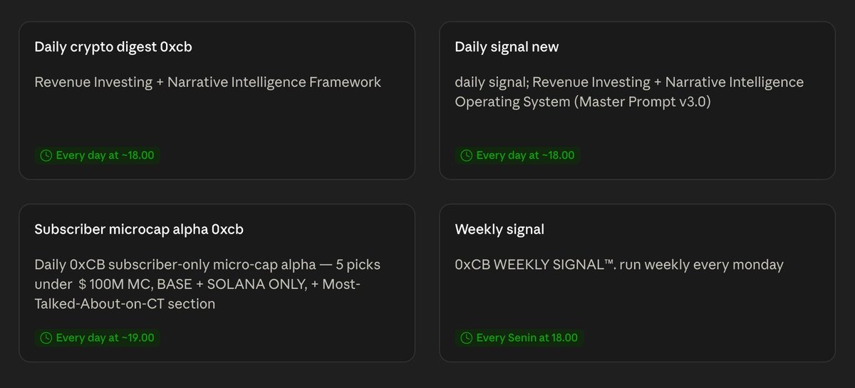 0xCB27's tweet photo. The future of trading is automation.

Buy inference/credits from @AskVenice or @AskSurplus 

Run it with @claudeai 

Use @aixbt_agent MCP tools or plug directly into @aeonframework skills.

Sounds complicated?

That’s exactly why most ppl will be late. 😭

Subscribe and I’ll share my daily/weekly insights, workflows, tools, and setups.

Just $0.16/day.

Too expensive?

Bloomberg is $25k/year. 👀