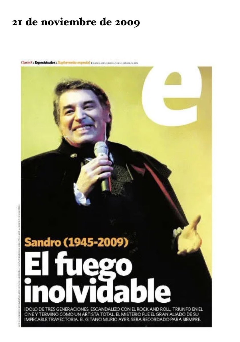 marisin_ok's tweet photo. Me acordé de esto de Clarin (Sandro murió en enero de 2010) https://t.co/MEREbUUW7A