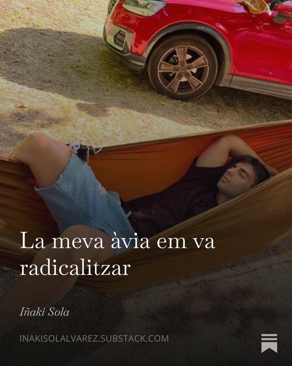 inaki_sola's tweet photo. La meva àvia em va radicalitzar.

https://t.co/9ZdYFz1SPt https://t.co/0r1SsaeeoC