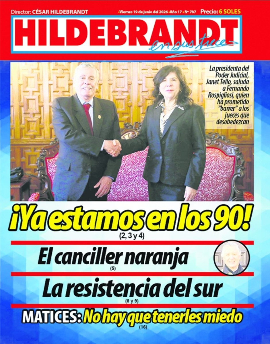 Semanario Hildebrandt en sus trece tweet media