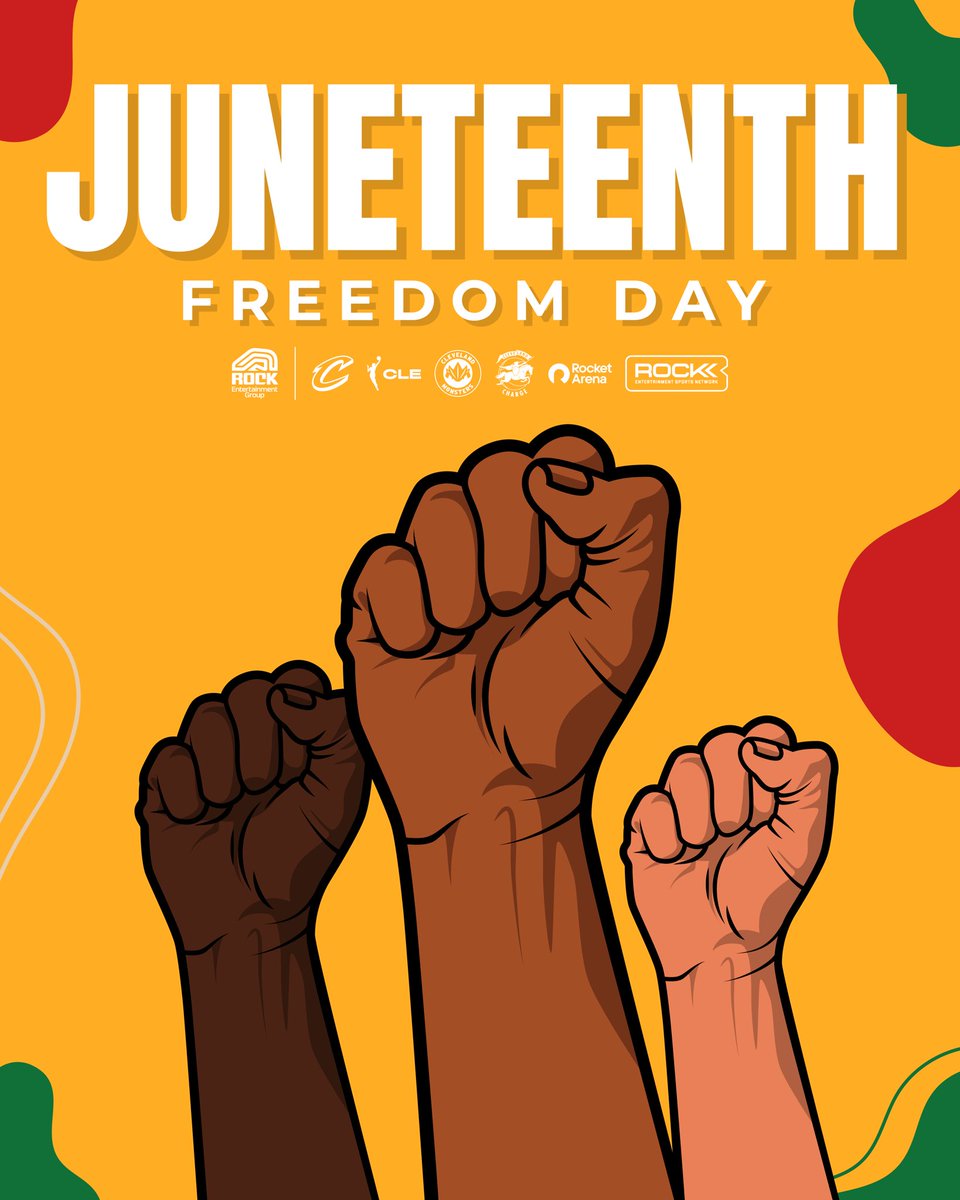 RockEntGroup's tweet photo. Celebrating Juneteenth with gratitude and reflection. https://t.co/J64lMHICLJ