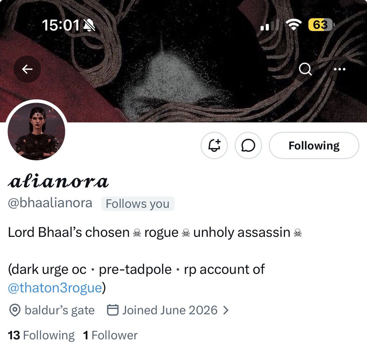 thaton3rogue's tweet photo. she has been birthed! it’ll be interesting to play around with her pre-tadpole personality a bit https://t.co/Yex5IhcotP