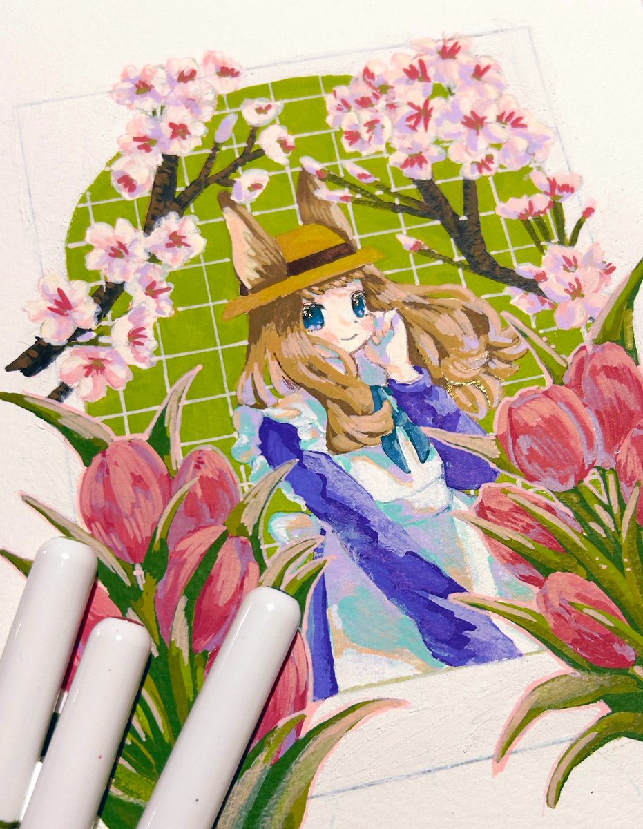 moria739's tweet photo. うさぎちゃんと春の窓🌷 https://t.co/EdlbgBrucC
