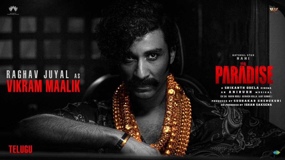 NaniFansArmy's tweet photo. Here he is @TheRaghav_Juyal as 'VIKRAM MAALIK' from #TheParadise 🕊️🔥

▶️ https://t.co/N3mtsDgP7s

#JadalZamana

Natural Star @NameisNani in an @odela_srikanth cinema 
An @anirudhofficial musical https://t.co/6e6hSH3bg4