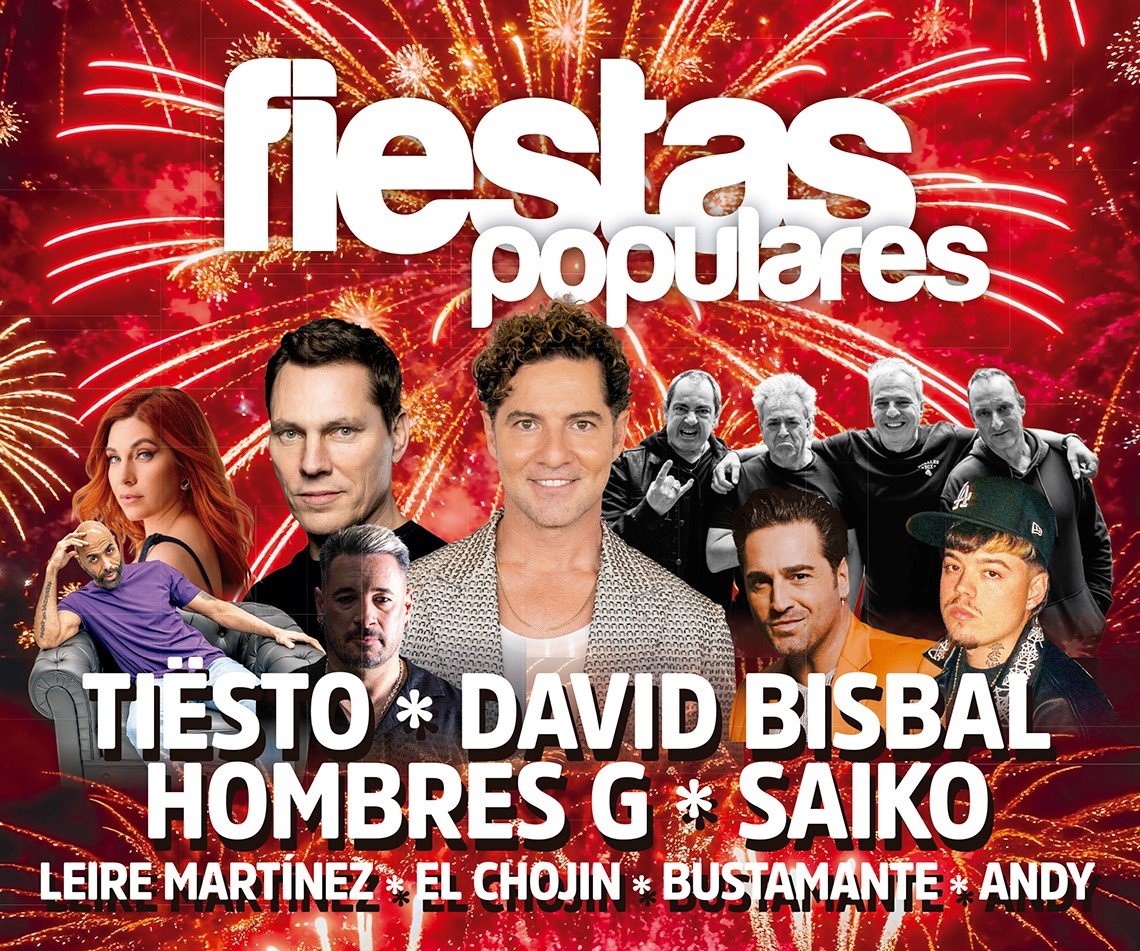 Ayto_Torrejon's tweet photo. FESTEJOS | Hoy se inician las Fiestas Populares de #TorrejónDeArdoz, las mejores de la Comunidad de Madrid, con los grandes conciertos de Tiësto, David Bisbal, Hombres G, Leire Martínez, Saiko y El Chojin, además de David Bustamante y Andy
🔗 https://t.co/NJm85vxIAE https://t.co/ZtYb357vGb