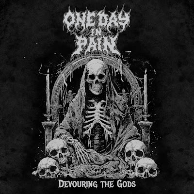 deadlystormzine's tweet photo. The grinding of frozen bones. True, pure Swedish death metal that will bury you alive! Morbid echoes from the ancient catacombs!

ONE DAY IN PAIN - Devouring the Gods (2026): https://t.co/E45q4LPK73

- Review soon on: https://t.co/mUCReyjPvu .@deadlystormzine
- #deathmetal #onedayinpain #newalbum
- .@Awakening_Rec  .@jakubasphyx
