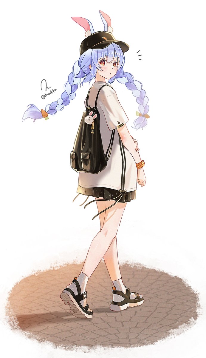 torokko's tweet photo. ぺこら👯‍♀️

Daily Illustration, Day 211 – Usada Pekora https://t.co/E8qjHcSvAq