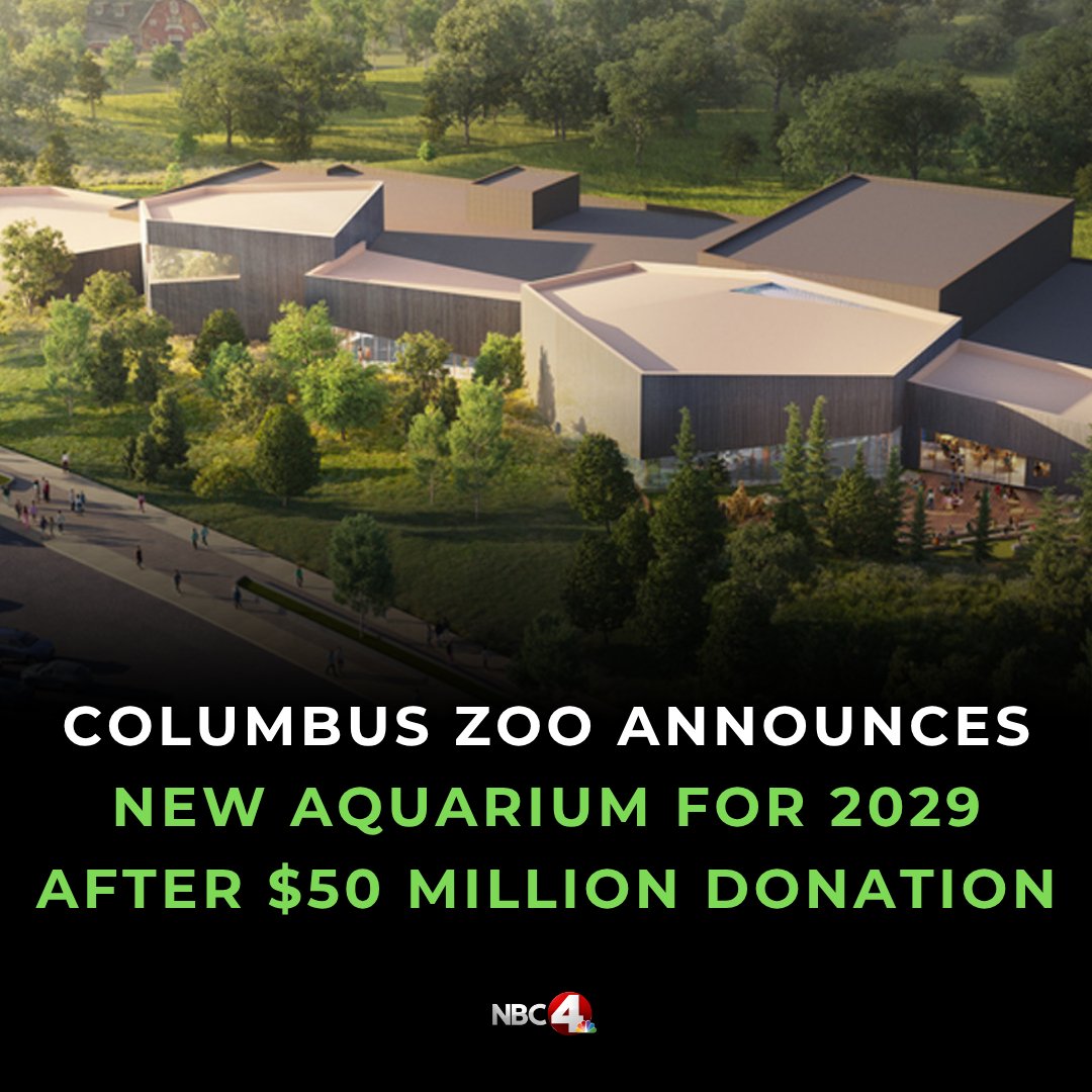 nbc4i's tweet photo. The Columbus Zoo will be home to the state’s largest aquarium within the next three years. https://t.co/sPCUhEhnye https://t.co/vN9mmXZXtA