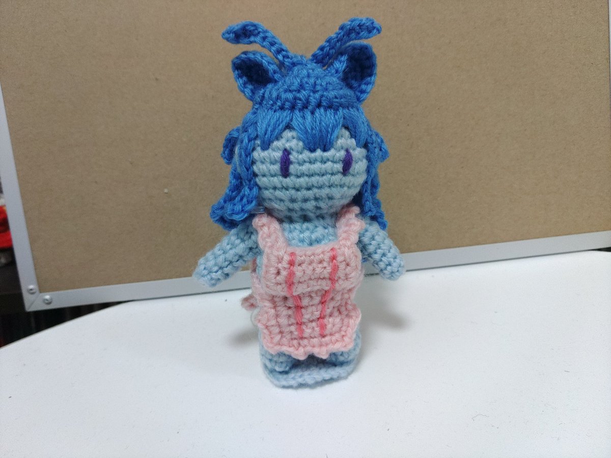 miso_mikoto's tweet photo. 私、ウォータースライムのぷるるだよ、とける？
水着は洗濯中だから…ノワールちゃんの真似をしてみたんだ…
新婚さんだって…似合う？
#モンはれ https://t.co/Tg8qBsqj83