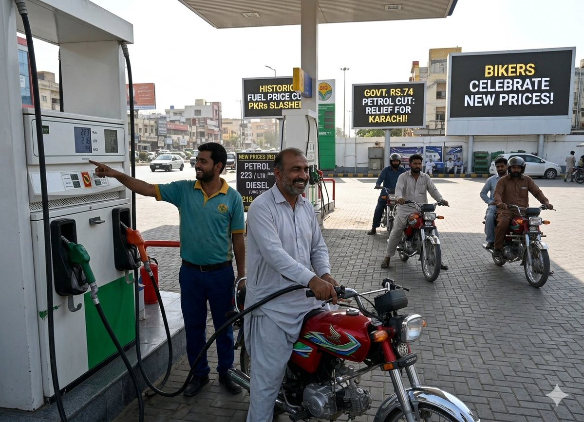 journoBaseer's tweet photo. *told ye, didn't i*
Pakistan govt slashes petrol price by Rs74/liter and diesel by Rs67/litre https://t.co/lFUzfIPqJ1