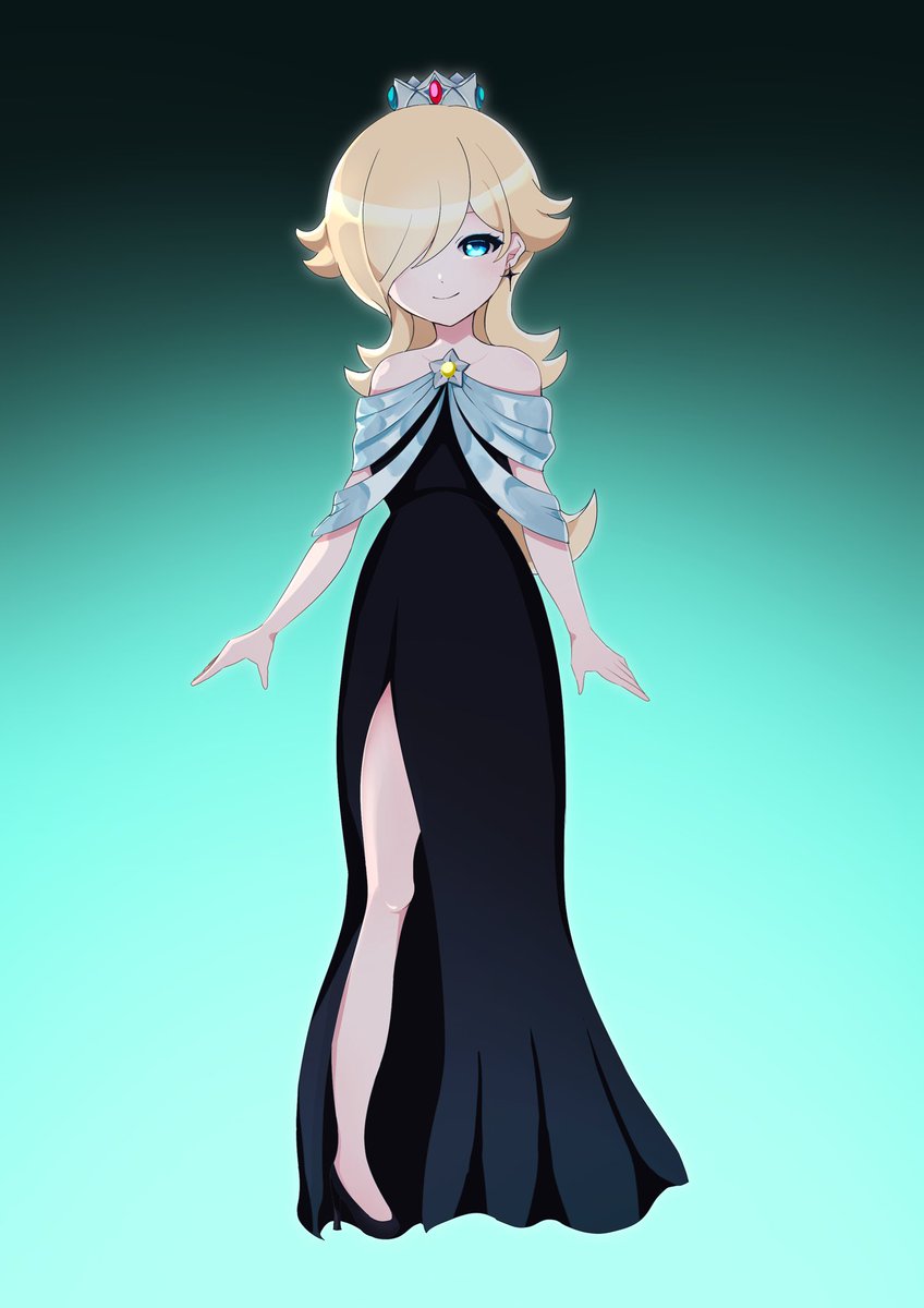 2kemono_yoru's tweet photo. ロゼッタ(black dress ver.)
 #rosalina #supermario https://t.co/8Cal2eOGya