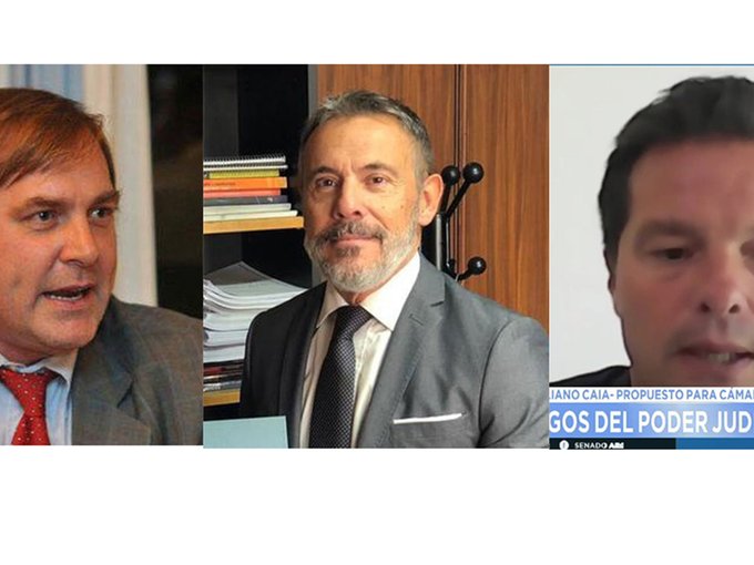 abrilcba_'s tweet photo. Estos son los jueces Rolleri, Converset y Caia. Los que autorizaron el traslado de la sede de la AFA a Pilar. Son cómplices del mafioso Tapia. Impresentables. https://t.co/5xE2o6epQ5
