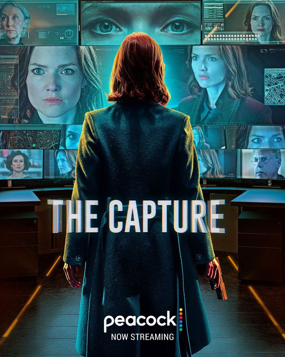 ScenesInFilm's tweet photo. All 6 episodes of UK cyber thriller series The Capture are now streaming on Peacock. https://t.co/etAqJrLwwt