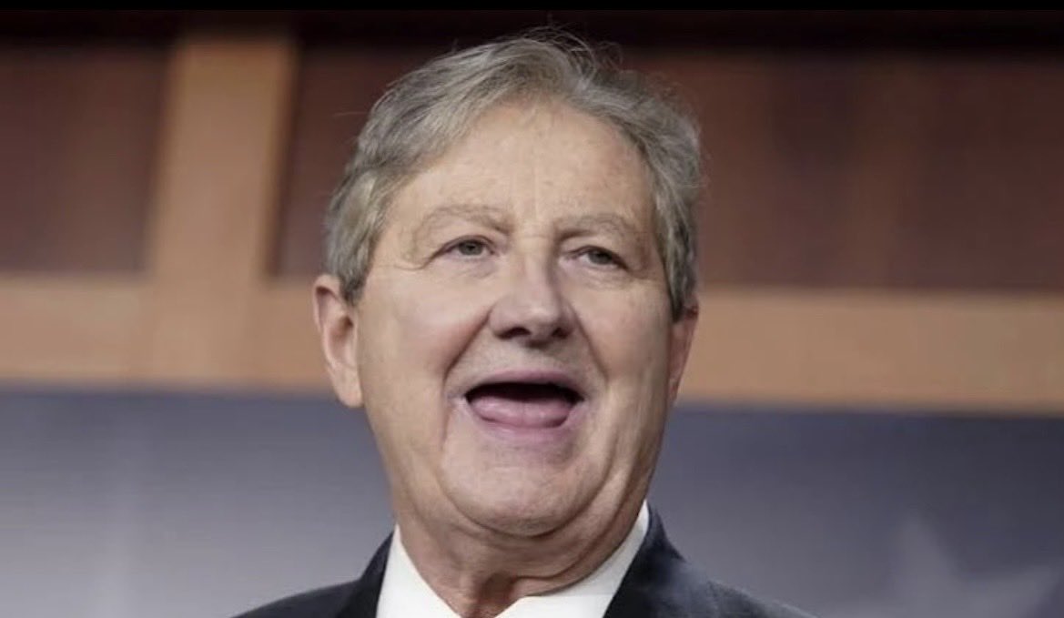 PJJacks68613363's tweet photo. The senator who used to be witty and sharp has joined the ranks of the useless &amp; annoying. Time to be retired, Sen Kennedy. Louisiana needs to send in a gater with a bite. https://t.co/Dau5WqQBrq