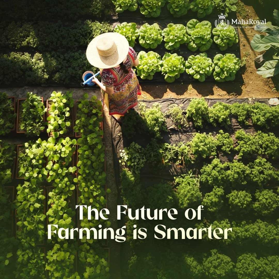 MRBG_Speaks's tweet photo. Smart farming is shaping the future of agriculture. 🌱

With technology-driven insights and efficient resource use, farmers can make smarter decisions every day.

#SmartFarming #Agritech #MahaRoyal https://t.co/FJ9gb9F2pQ