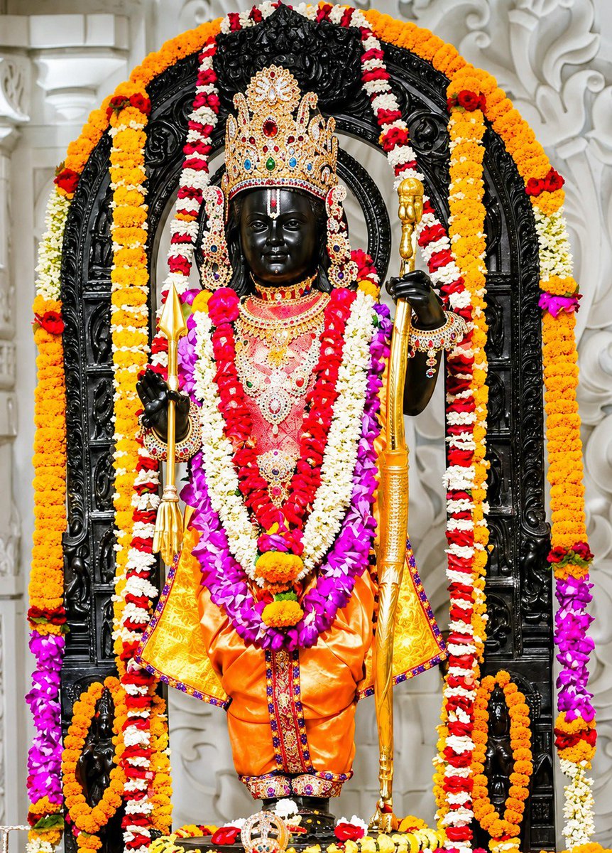RamJanmbumi's tweet photo. जो भी प्रभु श्रीराम के चरणों में अपनी हाजिरी लगाना चाहता है, वह प्रेम से ...
जय श्री राम https://t.co/lPXsQpFuXf