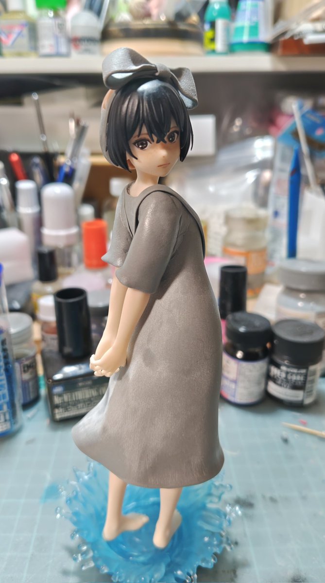 値下げ依頼されたキキ このフィギュアを見た時にどうしてもキキが浮かんだので改修してみまし