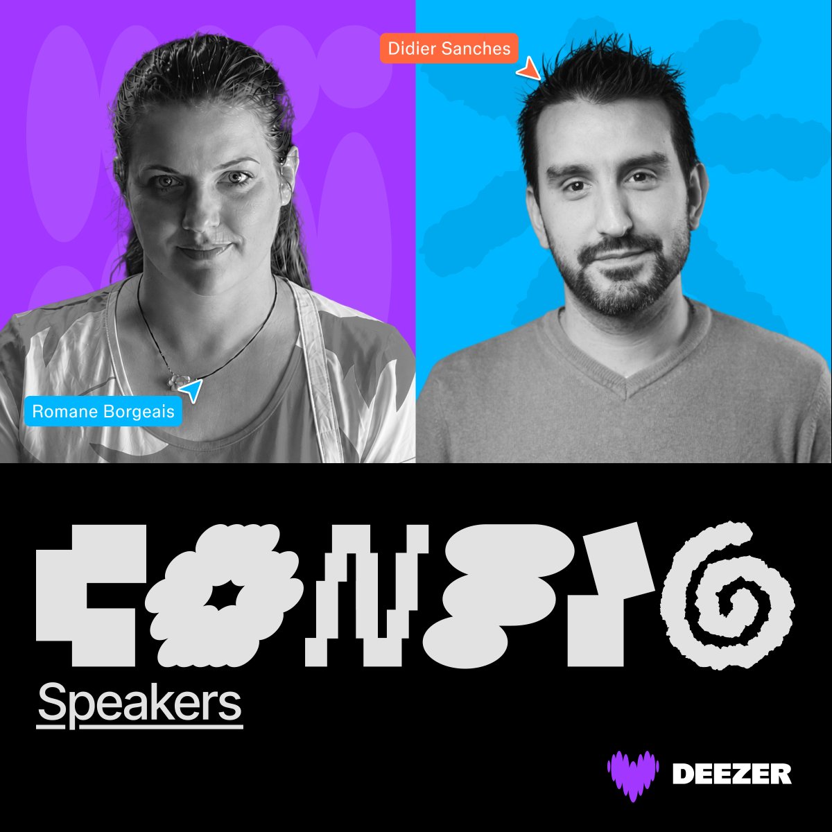 fof_bordeaux's tweet photo. On vous avait dit que les speakers arrivaient… 👀

On est très heureux d’accueillir Romane Borgeais et Didier S. de chez Deezer 🔥

👉 Places limitées, rejoignez la waitlist maintenant : https://t.co/NaXXw48jPa https://t.co/x1NWiBSTt7