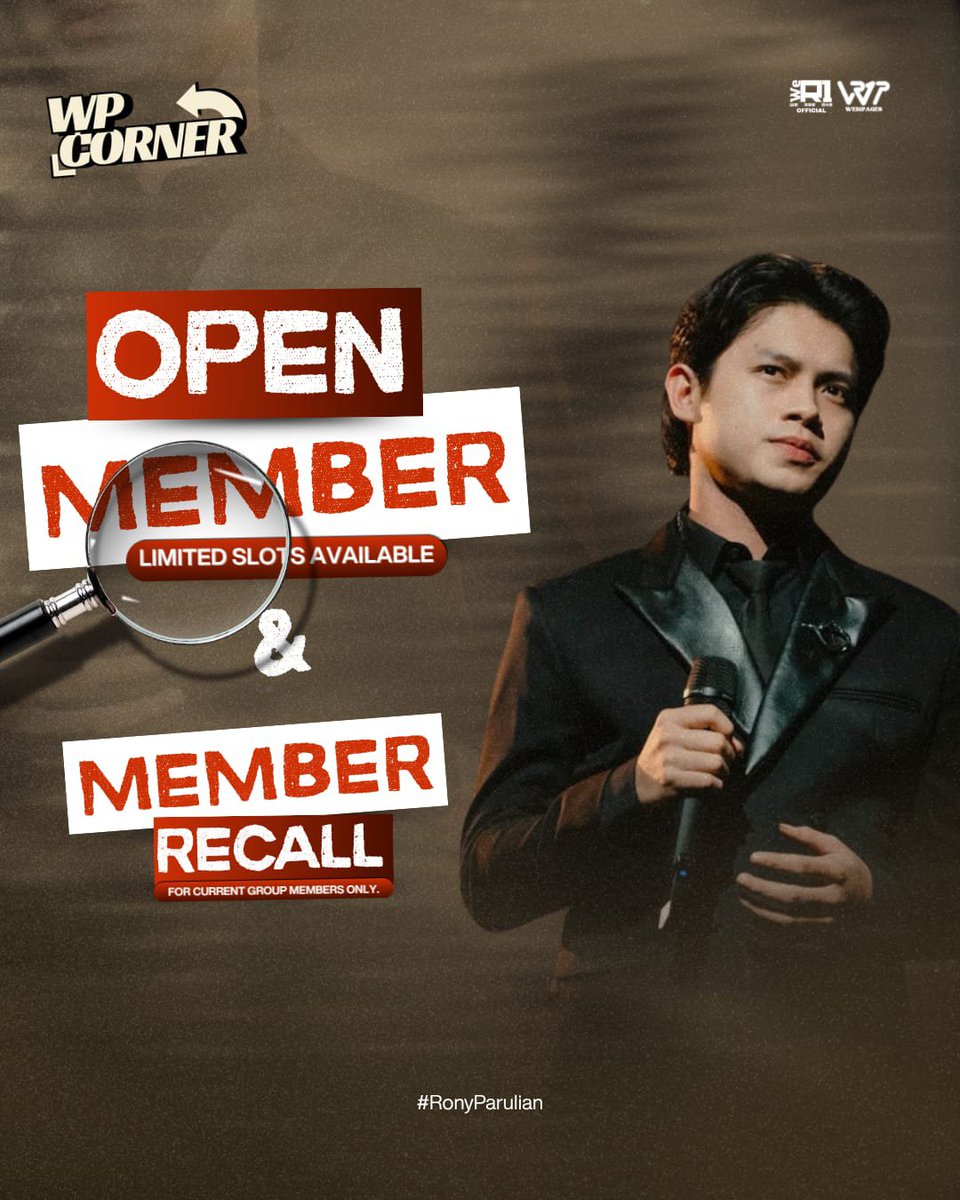 wer1pages's tweet photo. 🚨WP CORNER IS CALLING ALL WeR1!🚨

Buat kamu yang aktif ngonten dan pengen join ke WP Corner, kita lagi open member nih! 🙌

Dan, khusus member lama WP Corner yang masih aktif ngonten boleh diisi gfromnya sesuai arahan di flyer, ya! 

🖇️ https://t.co/lXezLwSy2m https://t.co/Cc59oVSsSs