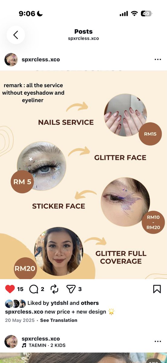 xxtyong's tweet photo. any EXO-Ls going to EXO tomorrow at Stadium Hoki? 🥹✨

if u need glitter face makeup and press on nails for the concert, feel free to dm me hehe 💅

can meetup around Stadium Hoki 🫶

#EXO #EXOL #EXOinKL #StadiumHoki https://t.co/iqImA4M1jN