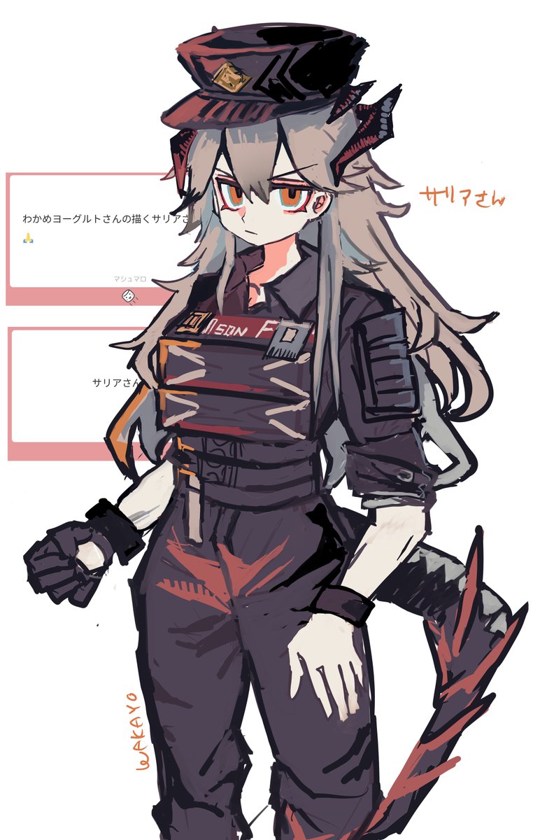 wakameyogurt's tweet photo. サリアさん描きました https://t.co/QLsua9WoVj