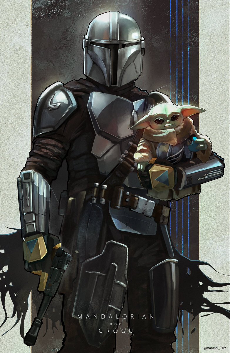 masashi_toy's tweet photo. 孤高の戦士と小さな希望。

#TheMandalorian #Grogu #DinDjarin https://t.co/ooE5dC4God