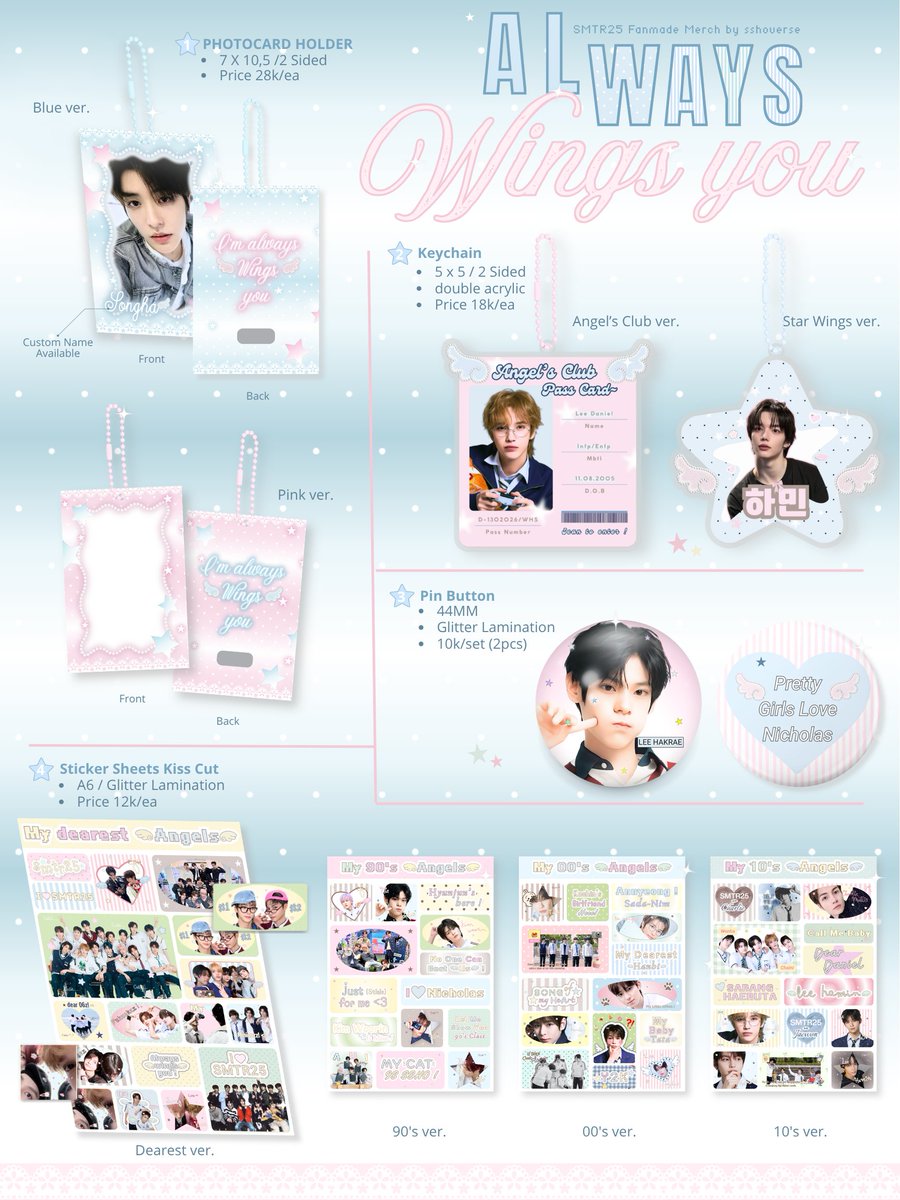 sshoverse's tweet photo. ☆ open pre-order 
Always Wings Youଓ : SMTR25 fanmade Merch By sshoverse
↻+♡ are appreciated

📅 po period: June 19-28 
full details on replies!
order through 📩 https://t.co/SXIPoMXB7G https://t.co/EbhArmAN09