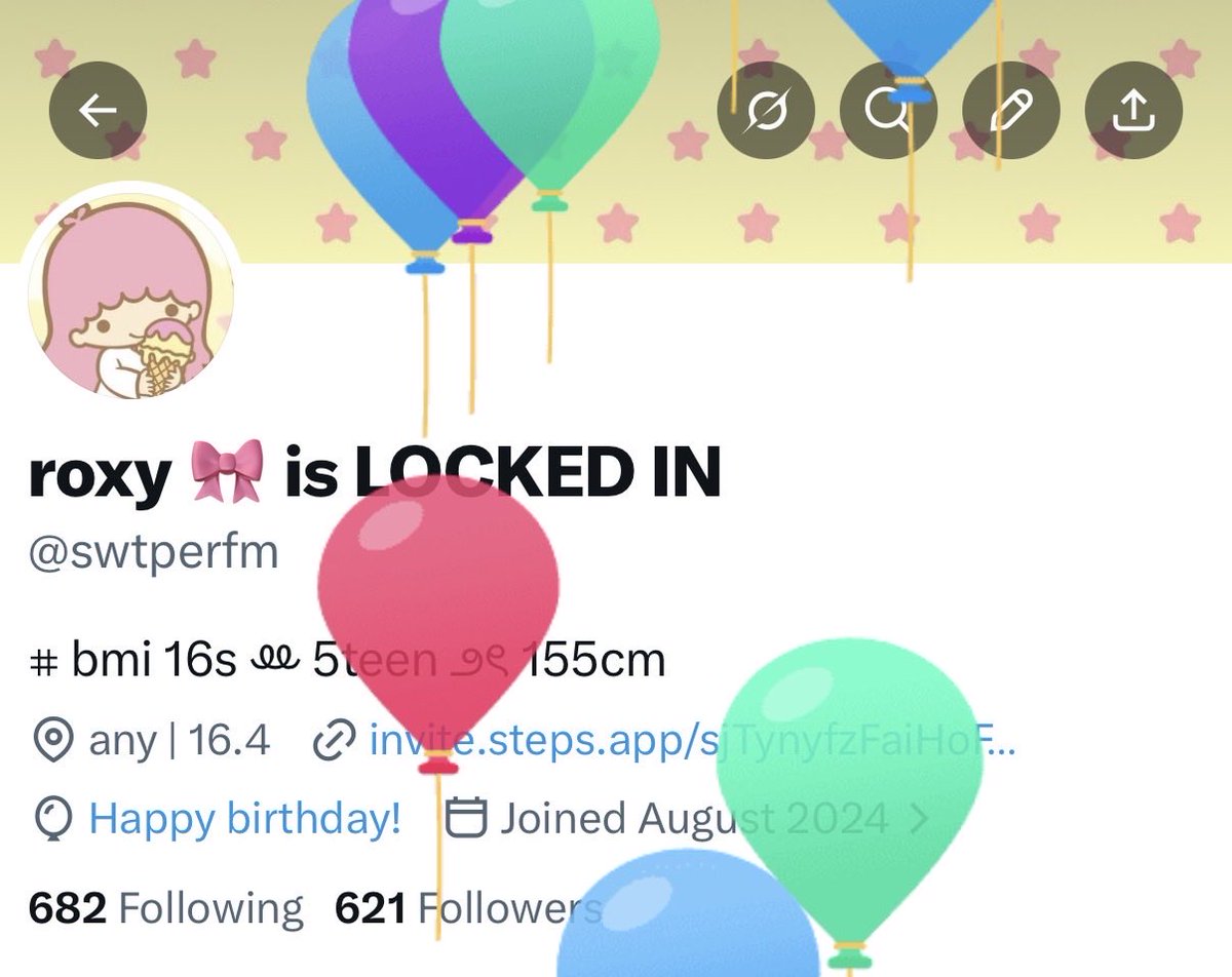 roxy 🎀 is LOCKED IN tweet media