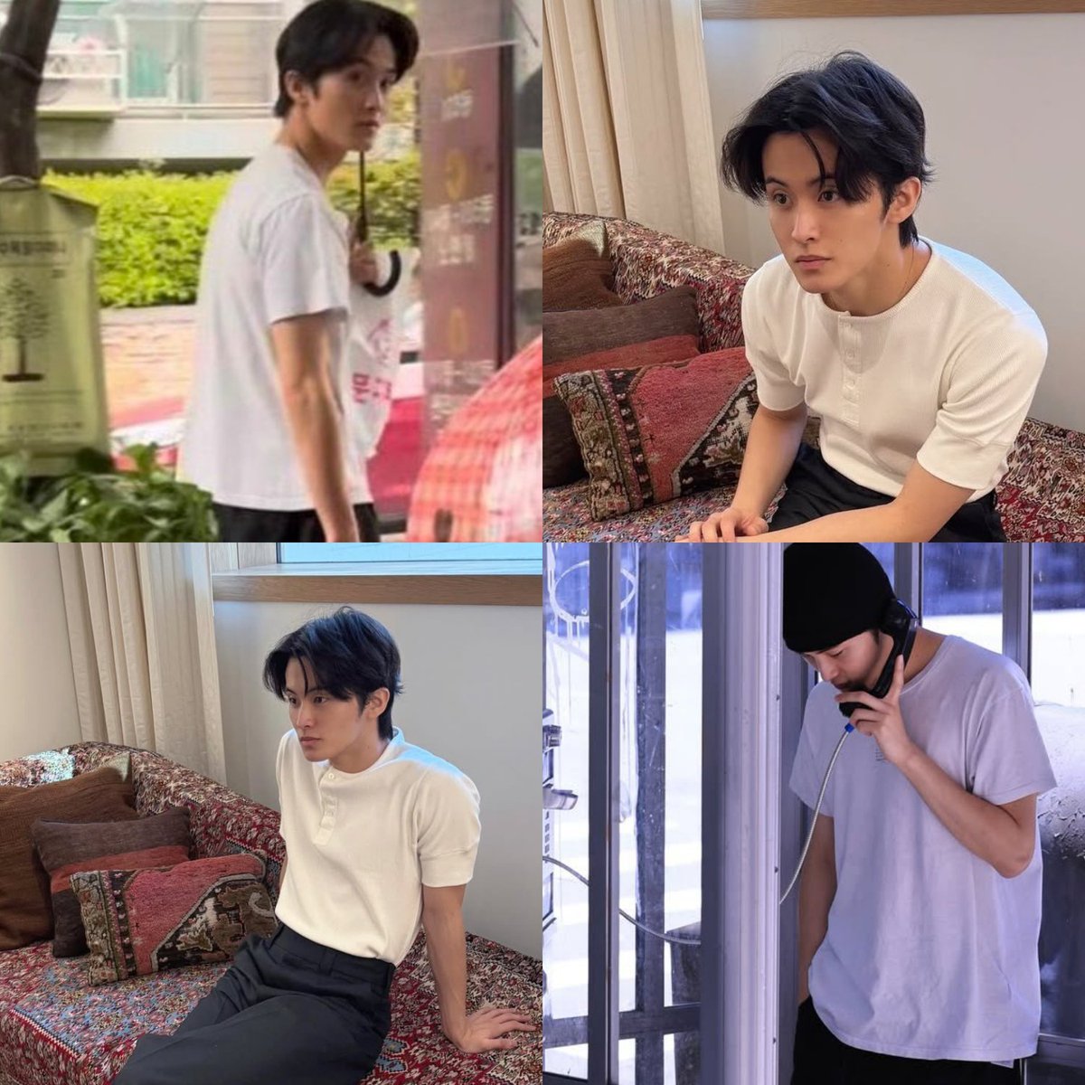 Grizellaeris's tweet photo. Mark with his updates and that white outfit 🤍 https://t.co/euLOhgcwSN