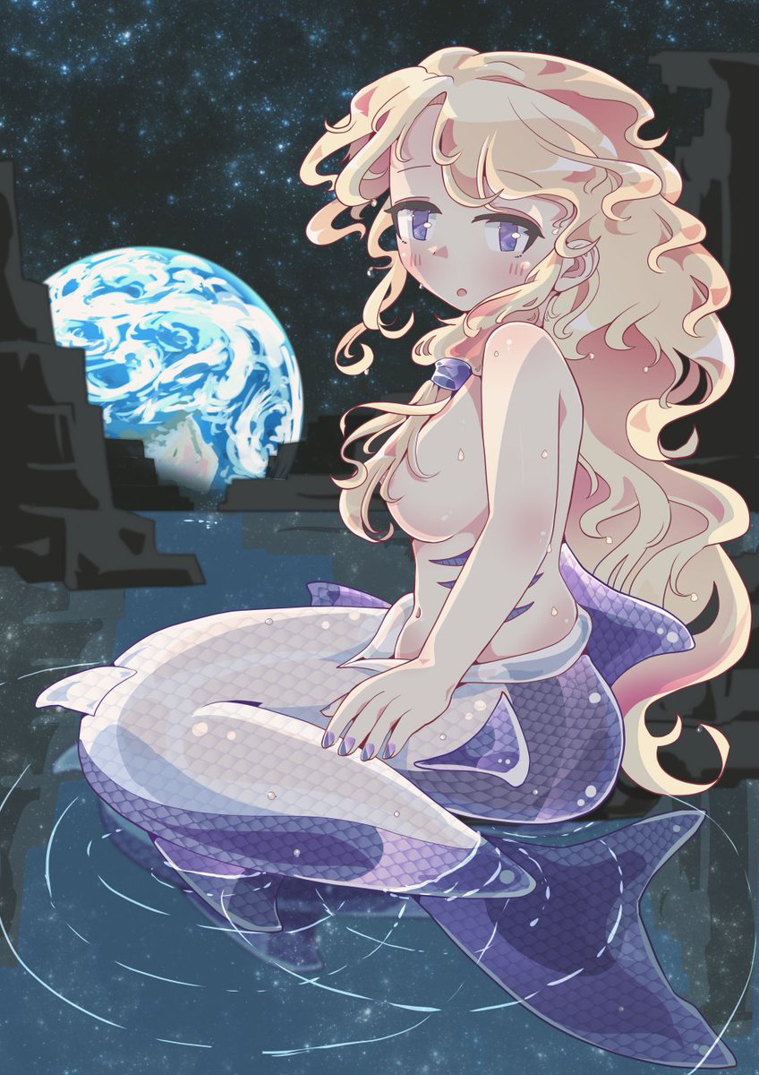 「豊姫さまは人魚姫」|蛍光流動＠日曜西い08bのイラスト