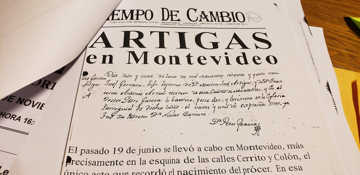 gncastillop's tweet photo. Cada 19 de Junio es inevitable recordar a Dari Mendiondo encabezando la lucha de la Comisión Pro Solar de Artigas para que el lugar de nacimiento del prócer permaneciera en manos de nuestro pueblo

Aquel hecho que parecía utópico cada vez que leíamos la proclama, hoy es realidad https://t.co/elZcDjZxfk