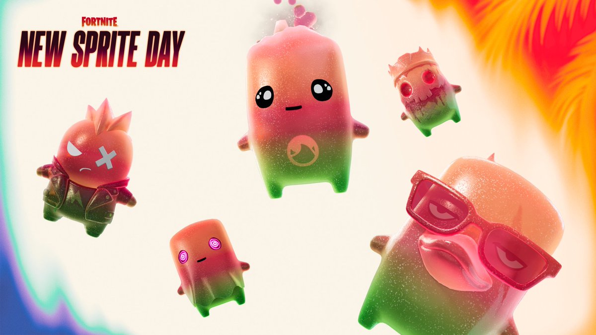 FN_Assist's tweet photo. #Fortnite BR Hotfix:

Gummy Sprites bonus perk BUFFED: Gain 10% more Dust upon Extraction-> 20%
- Sprite Dust extraction multiplier increased: 1.1x -> 1.2x

Galaxy Sprites bonus perk BUFFED: Gain 20% bonus ammo upon pickup -> 30%
- Ammo multiplier increased: 1.2x -> 1.3x https://t.co/qOqK4mTNUd