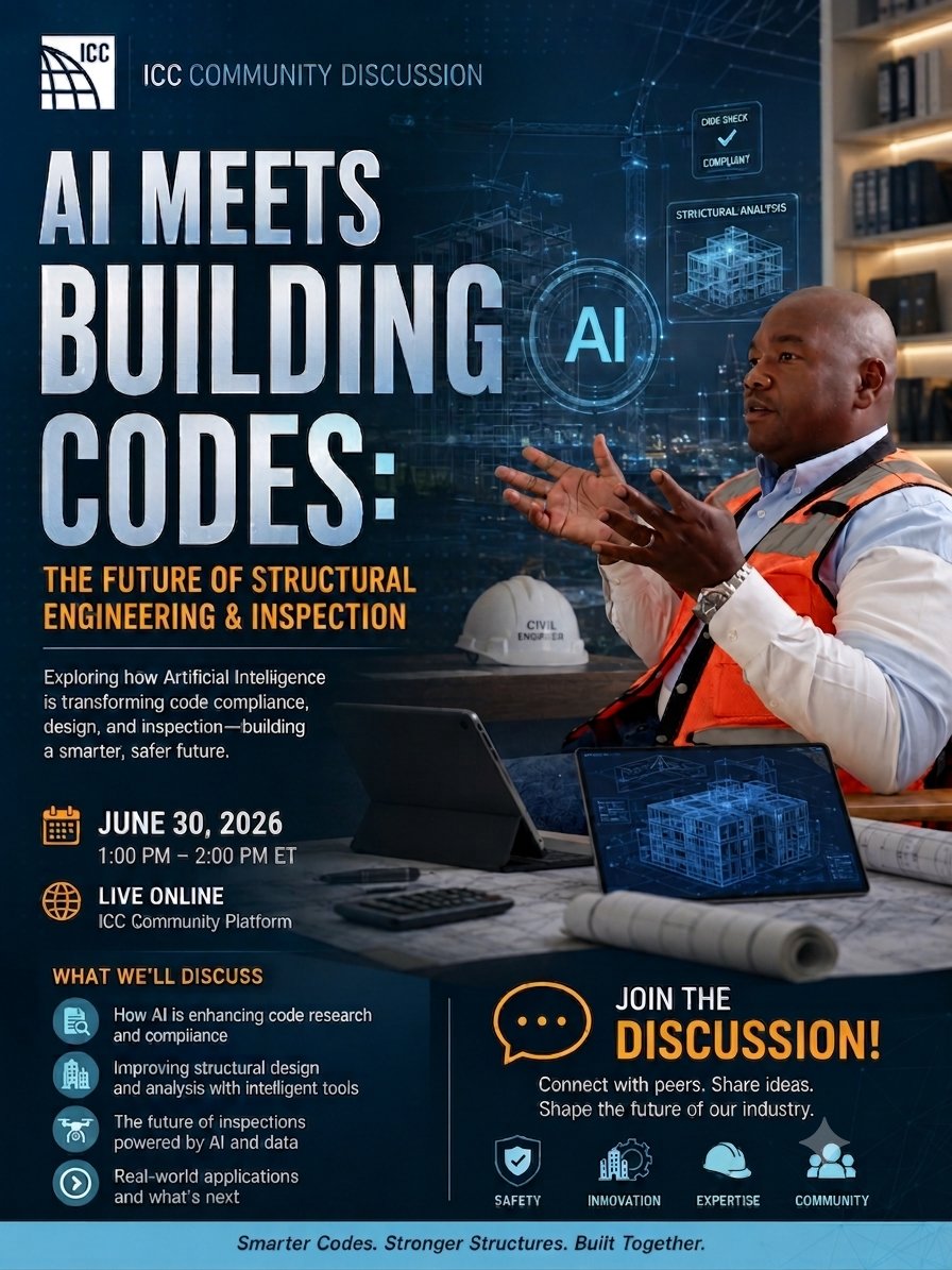 laforest073's tweet photo. AI Meets Building Codes: The Future of Structural Engineering & Inspection
📅 Reserve your spot here:
https://t.co/6bZ8ehyUYK
#ICC #BuildingCodes #CodeCompliance #Construction #CivilEngineering #BIM #ArtificialIntelligence #Engineering https://t.co/21mWar8c0p