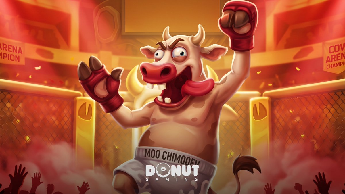 donut_slot's tweet photo. Cattle Clash is OUT NOW! 🐮

Enter the ring in Cattle Clash — a wild arena brawler where fierce cattle battle for huge multipliers. Watch as combatants clash for victory, triggering VS expanding wilds that can take over the reels and stampede your wins to the next level. Chaos, carnage, and colossal payouts await.

Only on @Stake & @StakeUSA