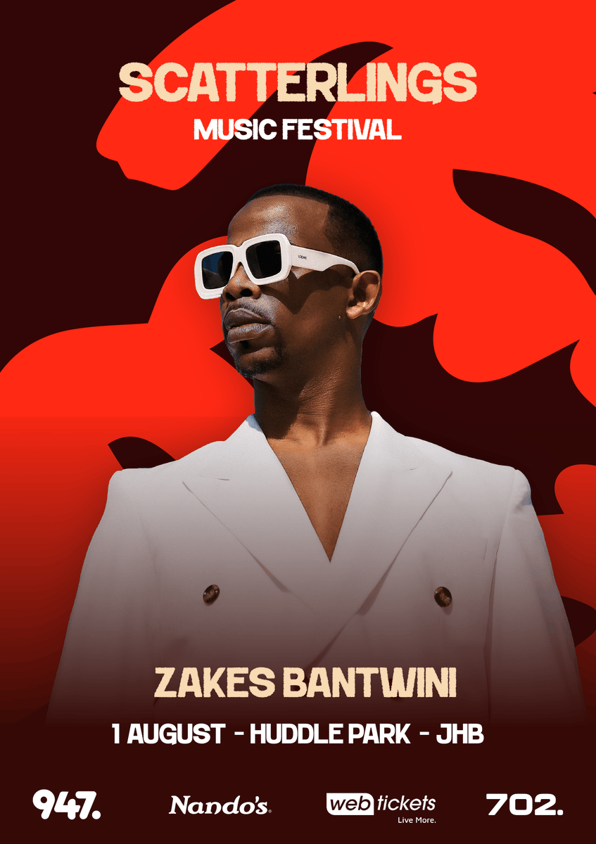 scatterlings_za's tweet photo. Zakes Bantwini at Huddle Park is not background music. It is the main plan.

Scatterlings Music Festival. 1 August.

Tickets: https://t.co/wB8W4elll3

@947 @Radio702 @NandosSA @webticketsSA https://t.co/XfAAOIfhki
