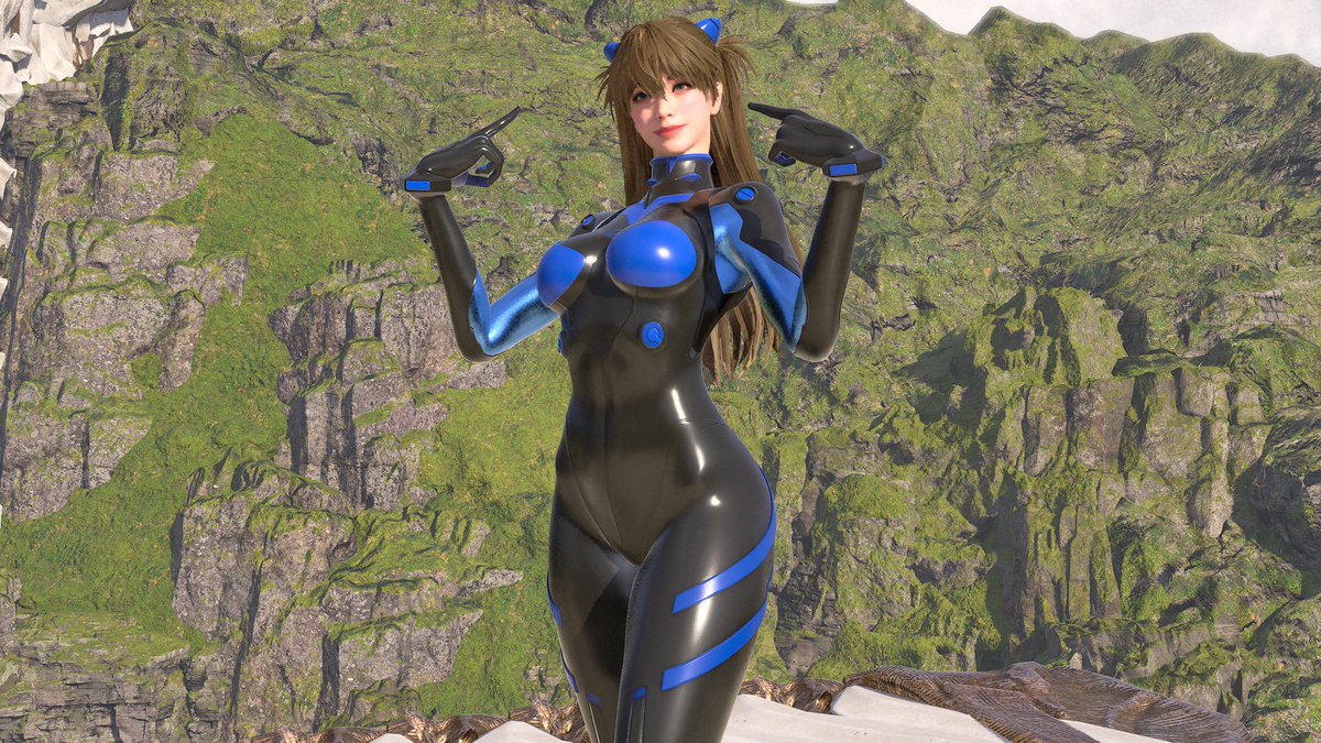 TFDLuzbel's tweet photo. Asuka lands on TFD to kick some Vulgus ass.

At the beggining I wasn't sure about change the colors of the plugsuit, but I got my combinations and like it a lot.

#Asuka
#Evangelion
#Bunny
#TFD
#TheFirstDescendant
#XBOX
#VirtualPhotography https://t.co/emAVJLGD1o