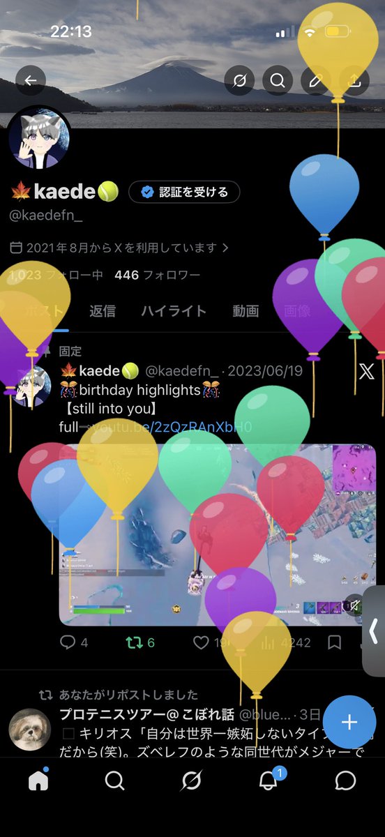 kaedefn_'s tweet photo. 誕生日 https://t.co/fUF6shlcKF