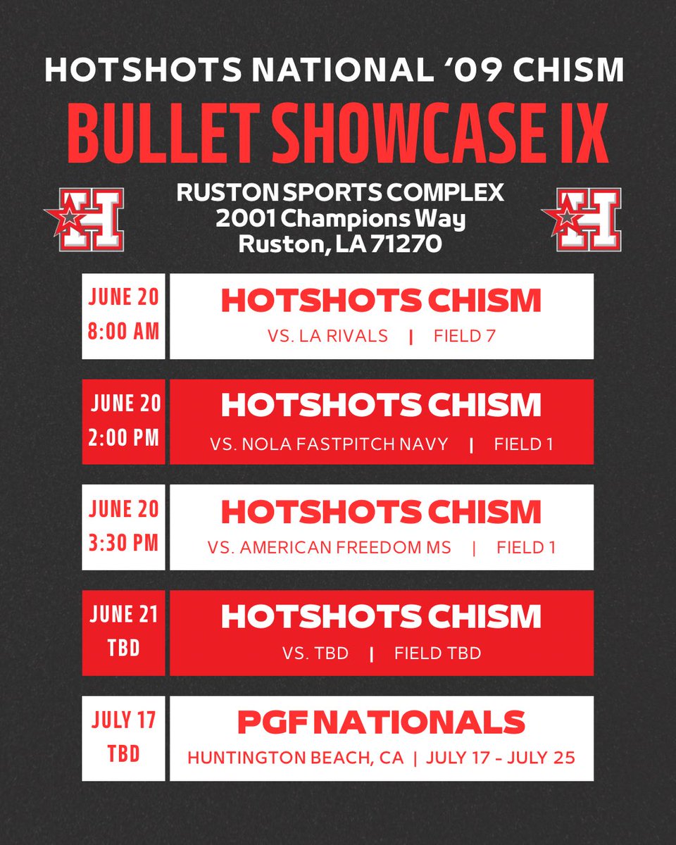 AddiJones2027's tweet photo. Looking forward to hitting the field again this weekend at the Bullet Showcase in Ruston, LA! https://t.co/aXrWoEFz3n
