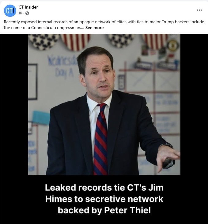 DrMGoldstein's tweet photo. I’m Running to Represent You - Not insiders - @jahimes  has some explaining for this exclusive Dialog club with tech insiders #palantir - You have a choice Connecticut - please join this movement #goldsteinforct -#goldsteinforcongress https://t.co/zGGzYIN1fK