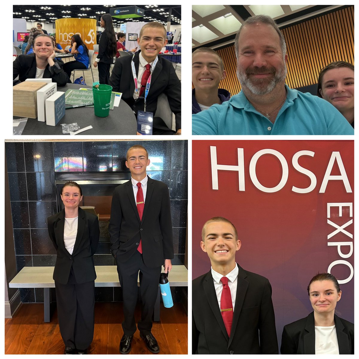NHREC_CTE_BF's tweet photo. Our EMT, PTOT & MA are representing New Horizons with excellence at the HOSA International Leadership Conference! 🎉 We are proud to announce that our competitors have advanced to round 2! Let’s gooooo!! #NHREC #ButlerFarmFam #IgnitingPotential https://t.co/qwjb6B016V